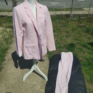 Pink banana republic suit